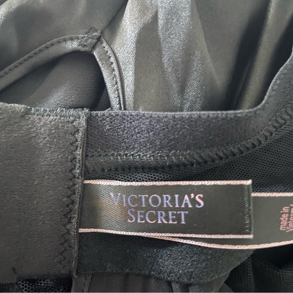 New! Victoria's Secret Lace Trim Teddy Babydoll Slip Dress Nightie 22881 - Picture 8 of 10